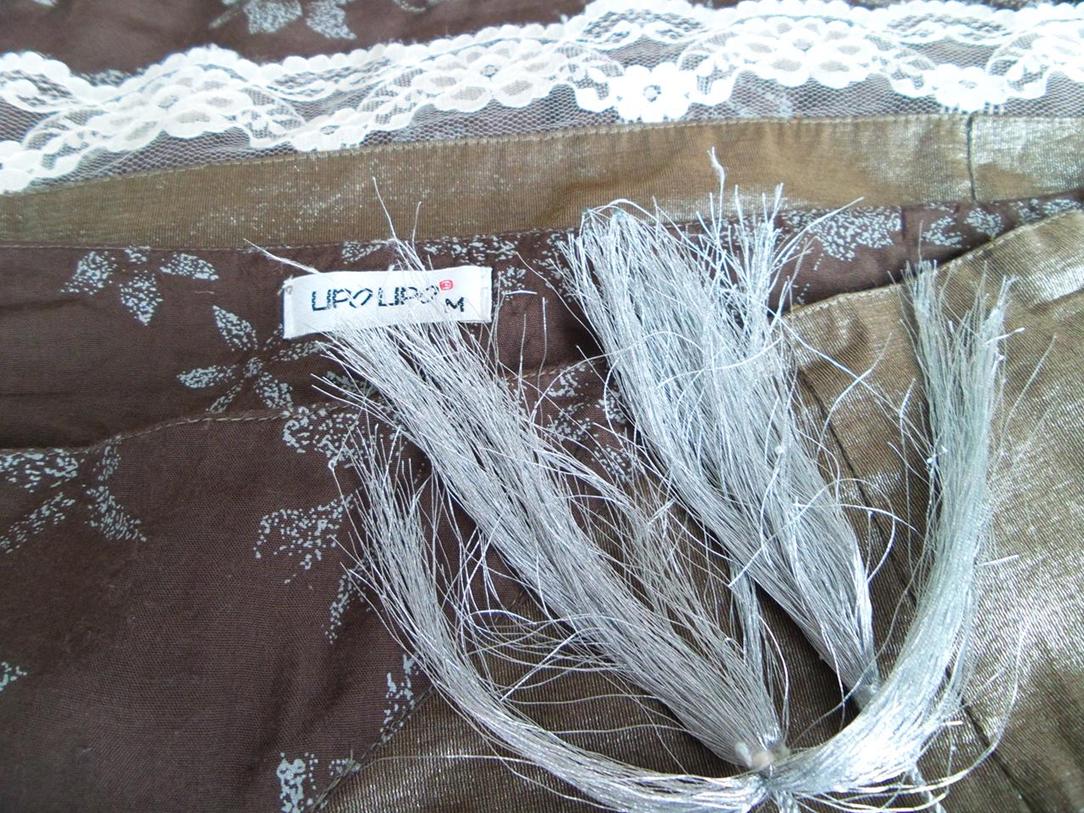 20180212_145103.jpg Lipo lipo Rozmiar M Kolor Brązowy A-Line Spódnica Midi Materiał Bawełna