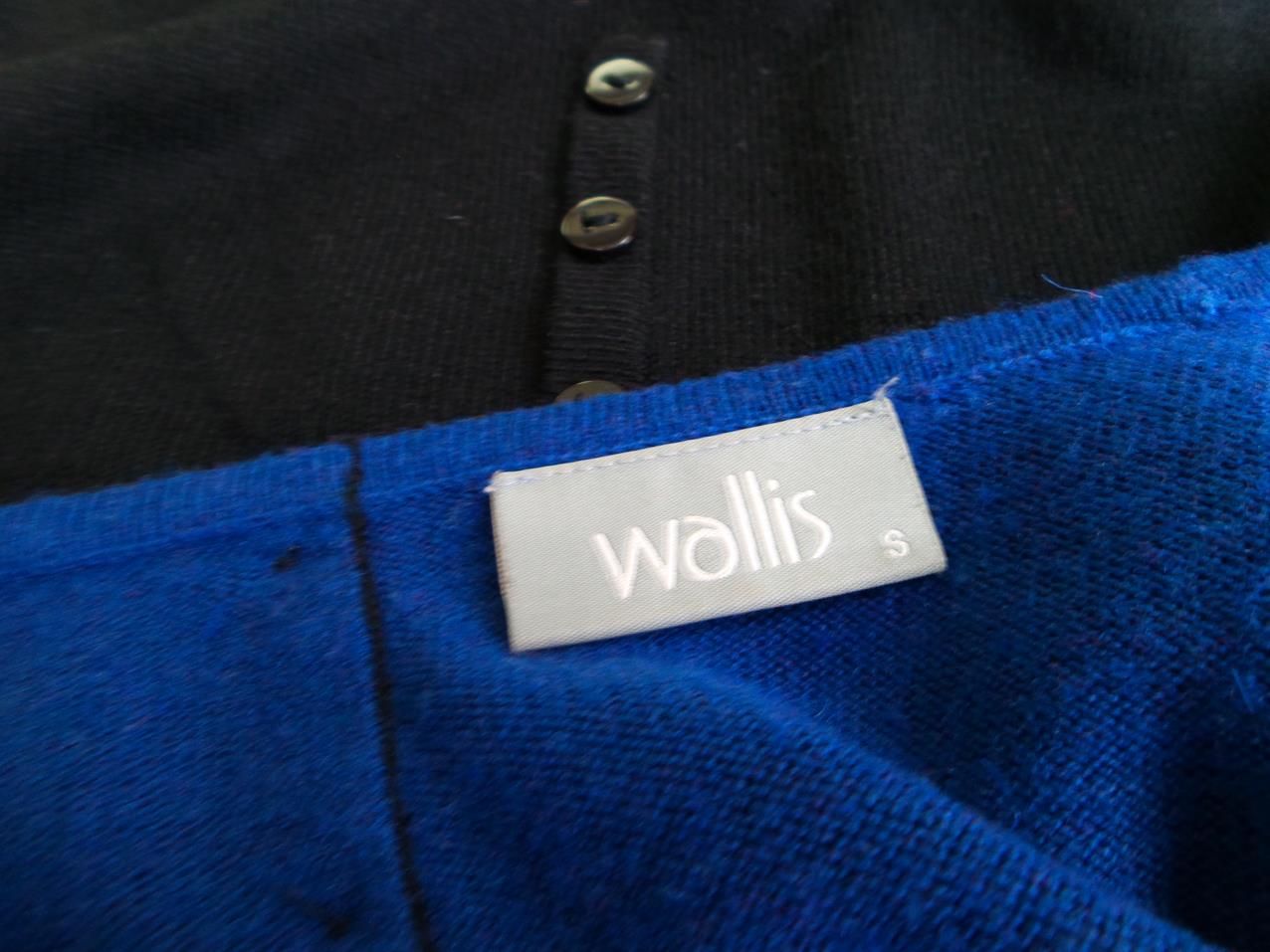 Wallis Rozmiar S Kolor Czarny Okrągły dekolt Sukienka Sweterkowa Długi rękaw Krótka Materiał Akryl Wallis Rozmiar S Kolor Czarny Okrągły dekolt Sukienka Sweterkowa Długi rękaw Krótka Materiał Akryl