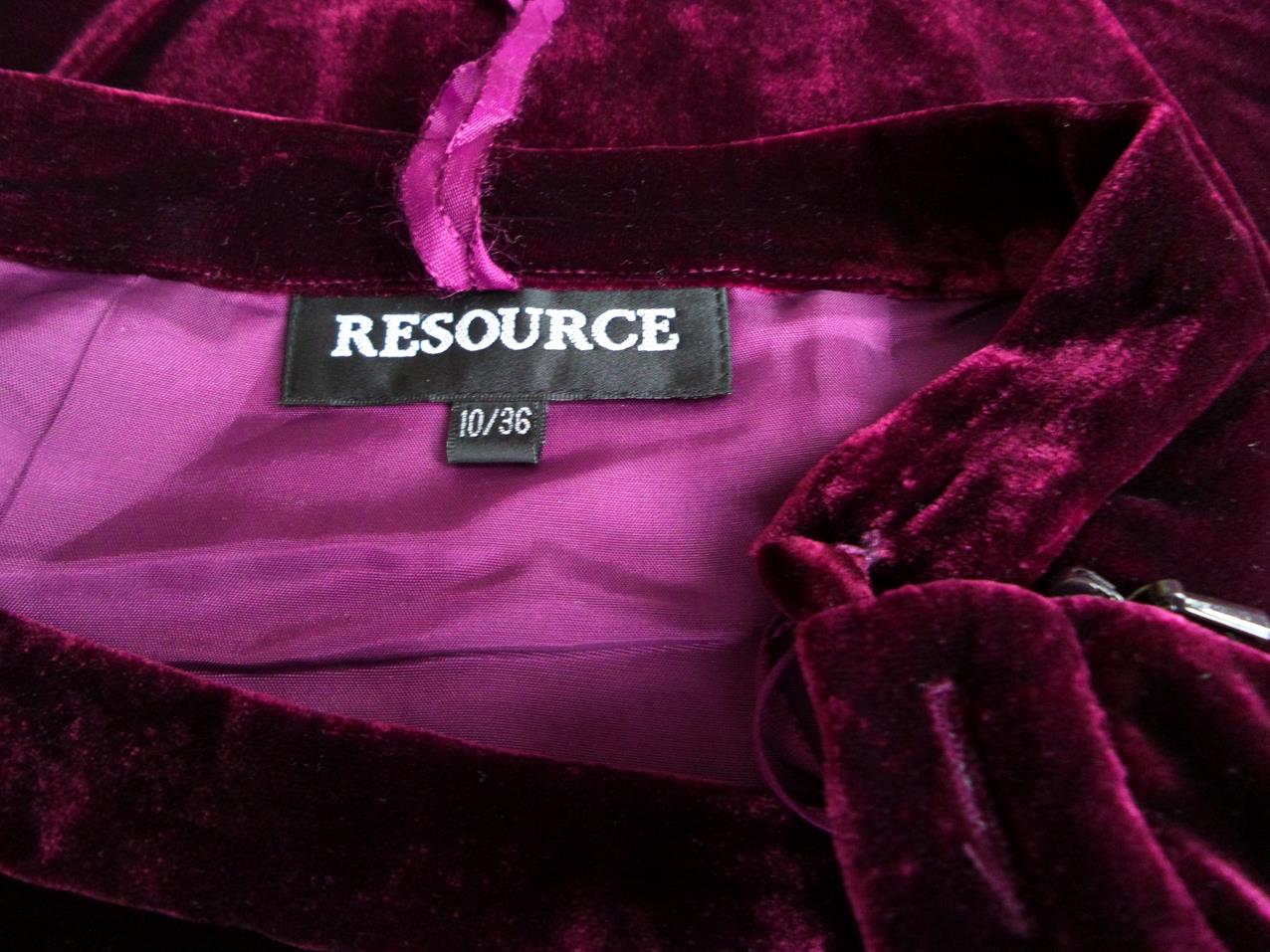 Resource Amsterdam Rozmiar 10/36 Spódnica Prosta i Ołówkowa Do Kolan Materiał Wiskoza