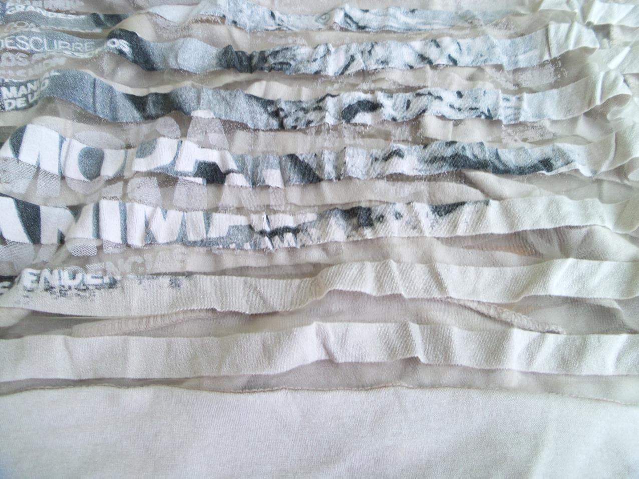 Vintage Rozmiar L Kolor Beżowy Pasy Okrągły dekolt Tunika Bluzka Bezrękawnik Vintage Rozmiar L Kolor Beżowy Pasy Okrągły dekolt Tunika Bluzka Bezrękawnik