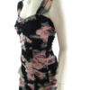Nikka Rozmiar M/L Kolor Czarny Dekolt Serce Sukienka Bodycon Bezrękawnik Do Kolan