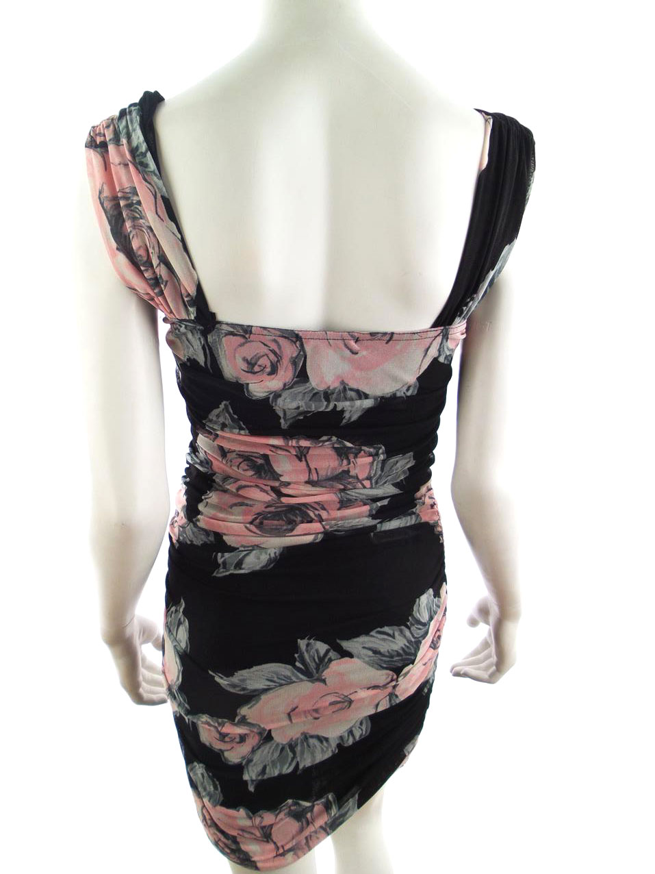 Nikka Rozmiar M/L Kolor Czarny Dekolt Serce Sukienka Bodycon Bezrękawnik Do Kolan