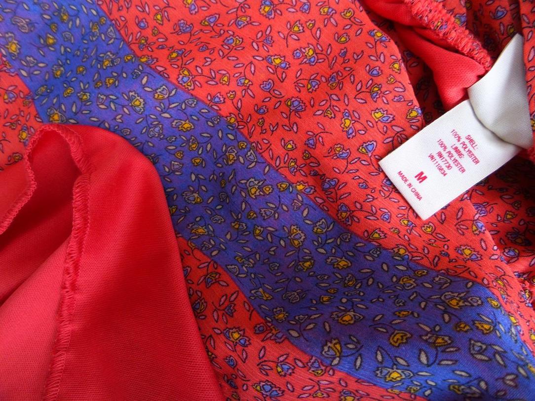 Mossimo Supply CO Rozmiar M Kolor Pomarańczowy Odkryte Ramiona Sukienka Letnia Bezrękawnik Do Kolan