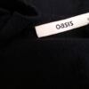 Oasis Rozmiar S Kolor Czarny W serek Długi Zapinany Kardigan Długi rękaw Cienka dzianina