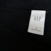 Gap Rozmiar M Kolor Czarny W serek Tunika Bluzka Dzianina Długi rękaw Materiał Rayon