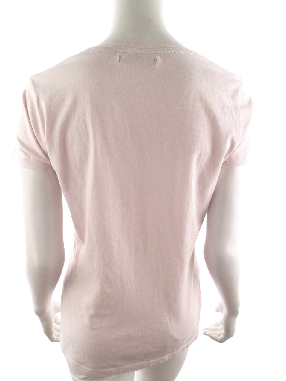 Avenue Essentials Rozmiar 10-12 (38-40) Kolor Pudrowy Róż Okrągły dekolt T-Shirt Krótki rękaw Materiał Bawełna 100%