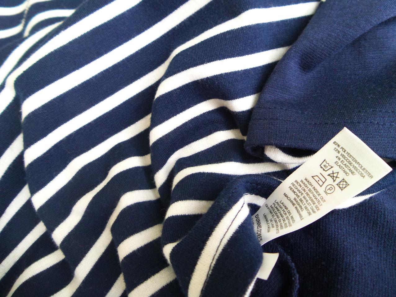 Dunnes stores Rozmiar 42 Kolor Granatowy Okrągły dekolt Sukienka Sheath Bezrękawnik Do Kolan