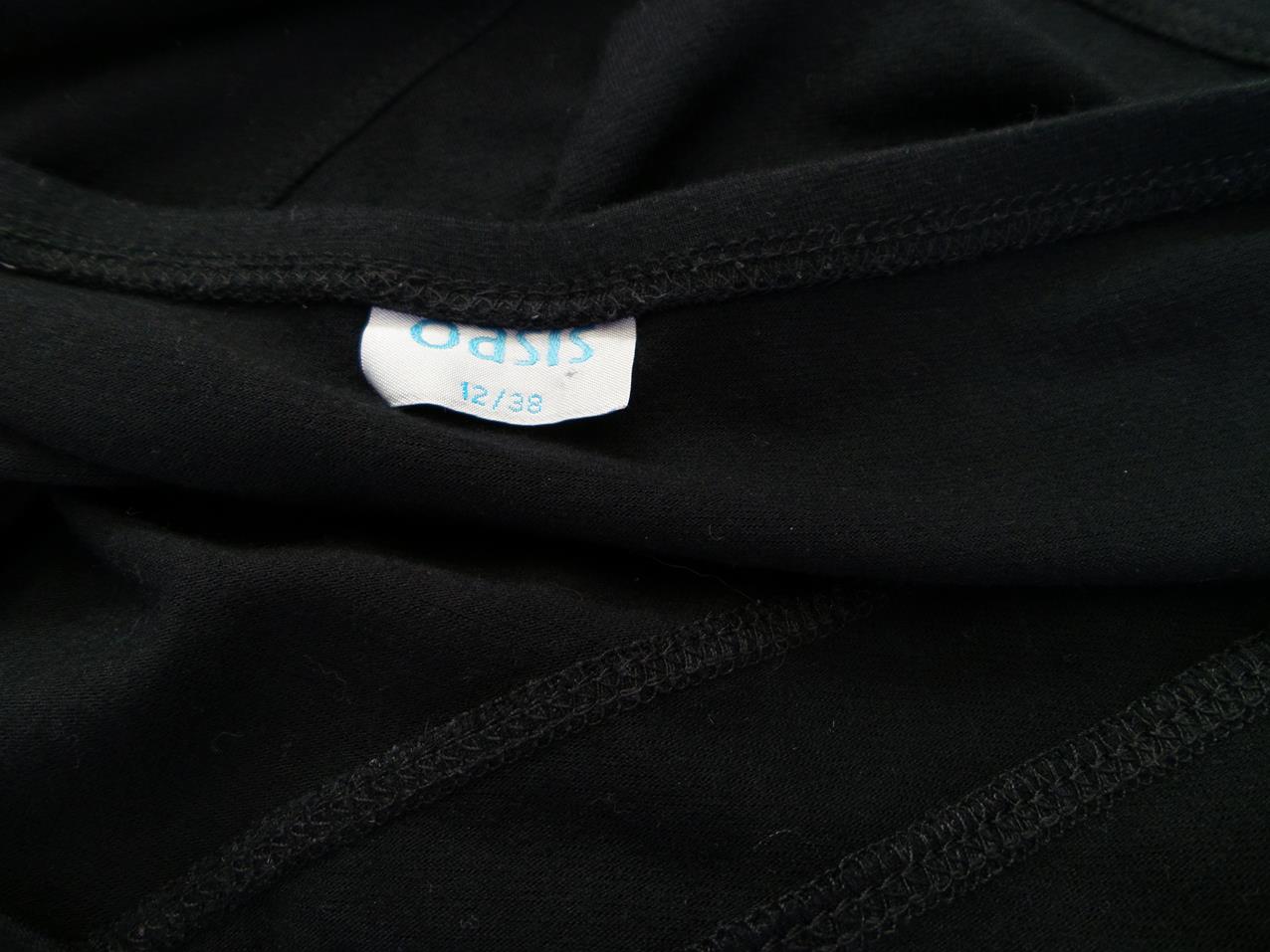 20180220_115319.jpg Oasis Rozmiar 12/38 Kolor Czarny A-Line Spódnica Midi Materiał Wiskoza