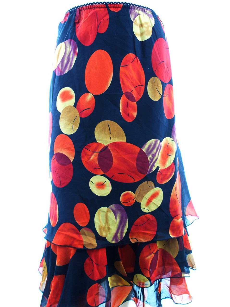 Vintage Rozmiar XL Kolor Czarny Spódnica Maxi Długa