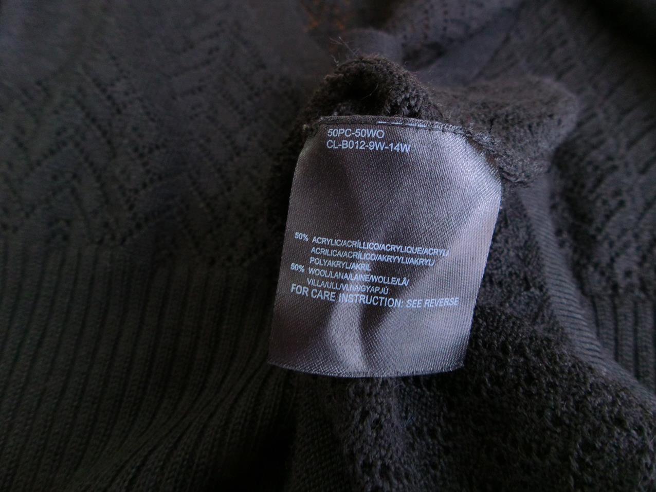 Mexx Rozmiar S Kolor Czarny Okrągły dekolt Sukienka Sweterkowa Długi rękaw Do Kolan Materiał Wełna Mexx Rozmiar S Kolor Czarny Okrągły dekolt Sukienka Sweterkowa Długi rękaw Do Kolan Materiał Wełna