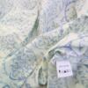 Mariko Rozmiar S Damask Paisley W serek Tunika Bluzka Długi rękaw Materiał Bawełna 100%
