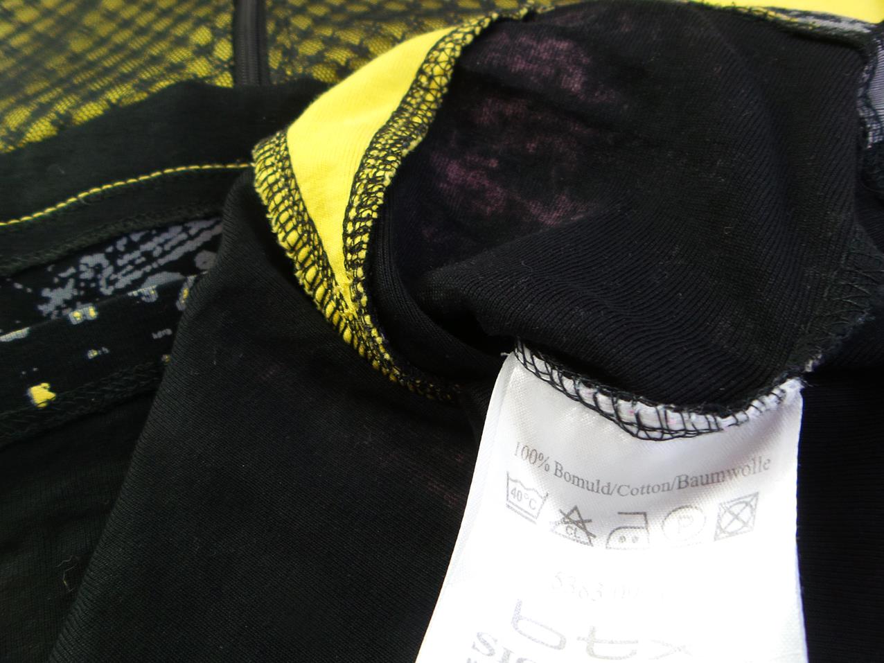 Signature Rozmiar S Kolor Czarny Okrągły dekolt Tunika Bluzka Rękaw 3/4 Signature Rozmiar S Kolor Czarny Okrągły dekolt Tunika Bluzka Rękaw 3/4