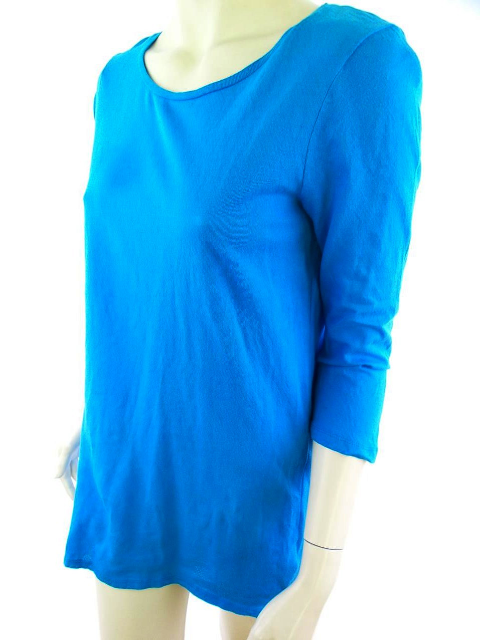 Vero moda Rozmiar L Kolor Niebieski Okrągły dekolt Tunika Bluzka Rękaw 3/4 Materiał Bawełna 100% Vero moda Rozmiar L Kolor Niebieski Okrągły dekolt Tunika Bluzka Rękaw 3/4 Materiał Bawełna 100%