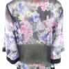River island Rozmiar 14 (42) Kolor Szary W serek Długi Otwarty Kardigan Rękaw 3/4 Cienka dzianina