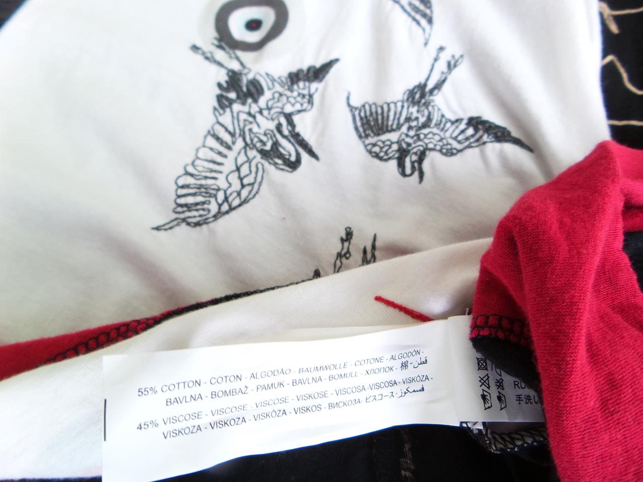 DESIGUAL Rozmiar S Kolor Czarny W serek Sukienka A-Line Krótki rękaw Do Kolan Materiał Bawełna DESIGUAL Rozmiar S Kolor Czarny W serek Sukienka A-Line Krótki rękaw Do Kolan Materiał Bawełna