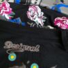 DESIGUAL Rozmiar XS Kolor Czarny Paisley W serek Sukienka Mini Rękaw 3/4 Krótka