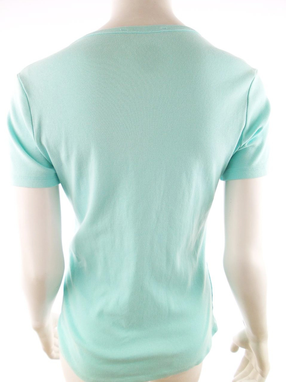 Rozmiar S Kolor Niebieski W serek T-Shirt Krótki rękaw