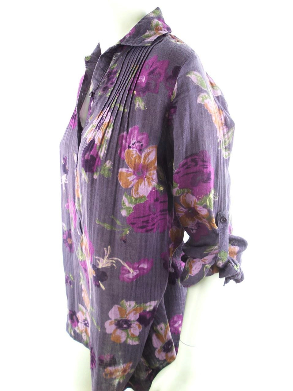 Rosebud Rozmiar 36 Kolor Fioletowy Kołnierz Tunika Popover Bluzka Długi rękaw Materiał Bawełna 100% Rosebud Rozmiar 36 Kolor Fioletowy Kołnierz Tunika Popover Bluzka Długi rękaw Materiał Bawełna 100%