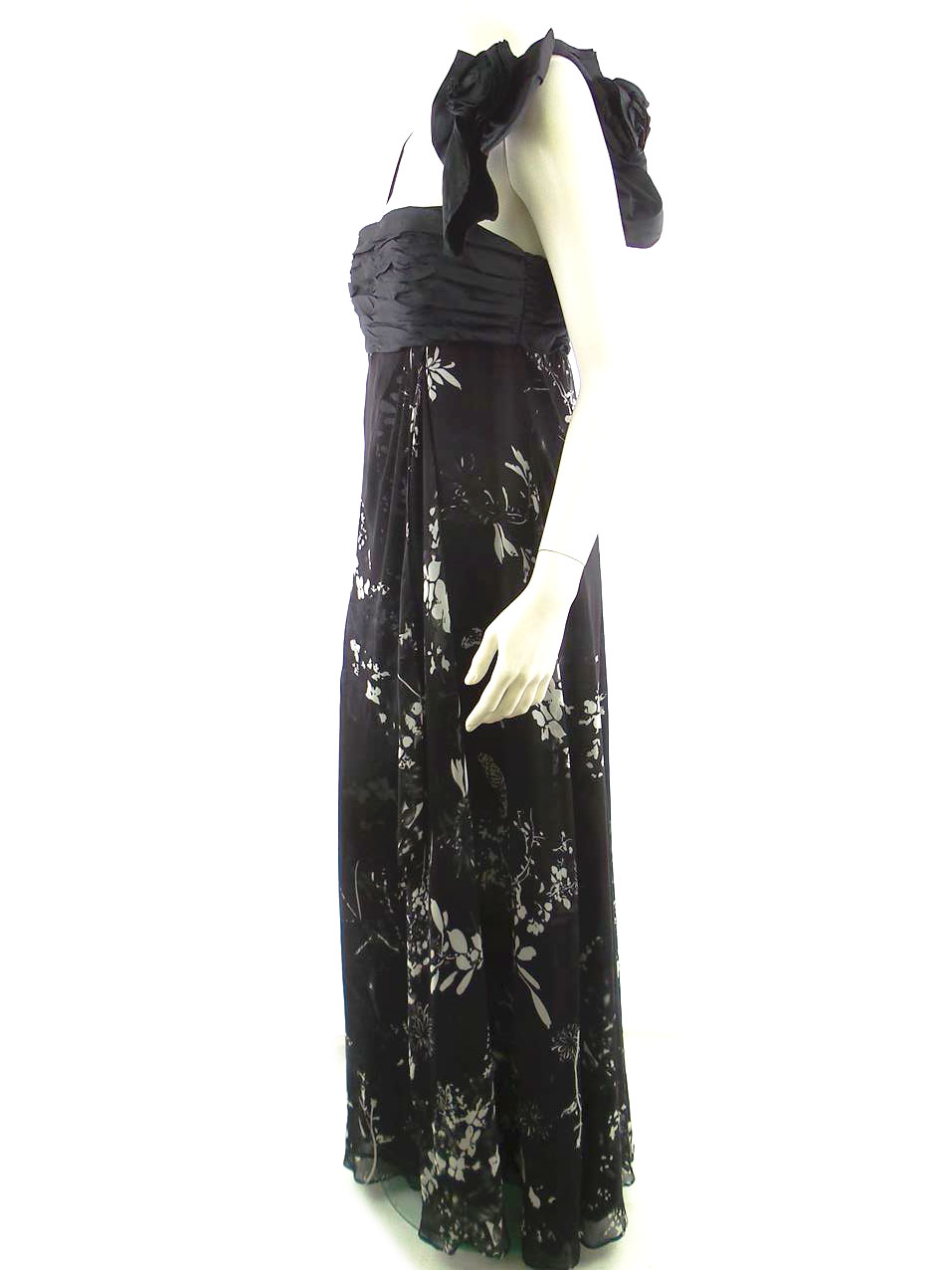 JS Boutique Rozmiar 38 Kolor Czarny Odkryte Ramiona Suknia Balowa Sukienka Wieczorowa Bezrękawnik Długa JS Boutique Rozmiar 38 Kolor Czarny Odkryte Ramiona Suknia Balowa Sukienka Wieczorowa Bezrękawnik Długa