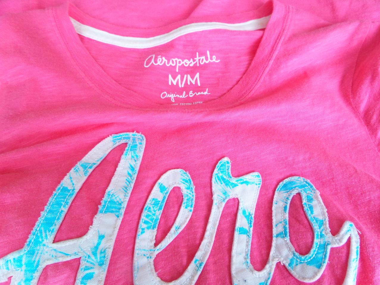 Aeropostale Rozmiar M Kolor Różowy Okrągły dekolt T-Shirt Krótki rękaw Materiał Bawełna 100% Aeropostale Rozmiar M Kolor Różowy Okrągły dekolt T-Shirt Krótki rękaw Materiał Bawełna 100%