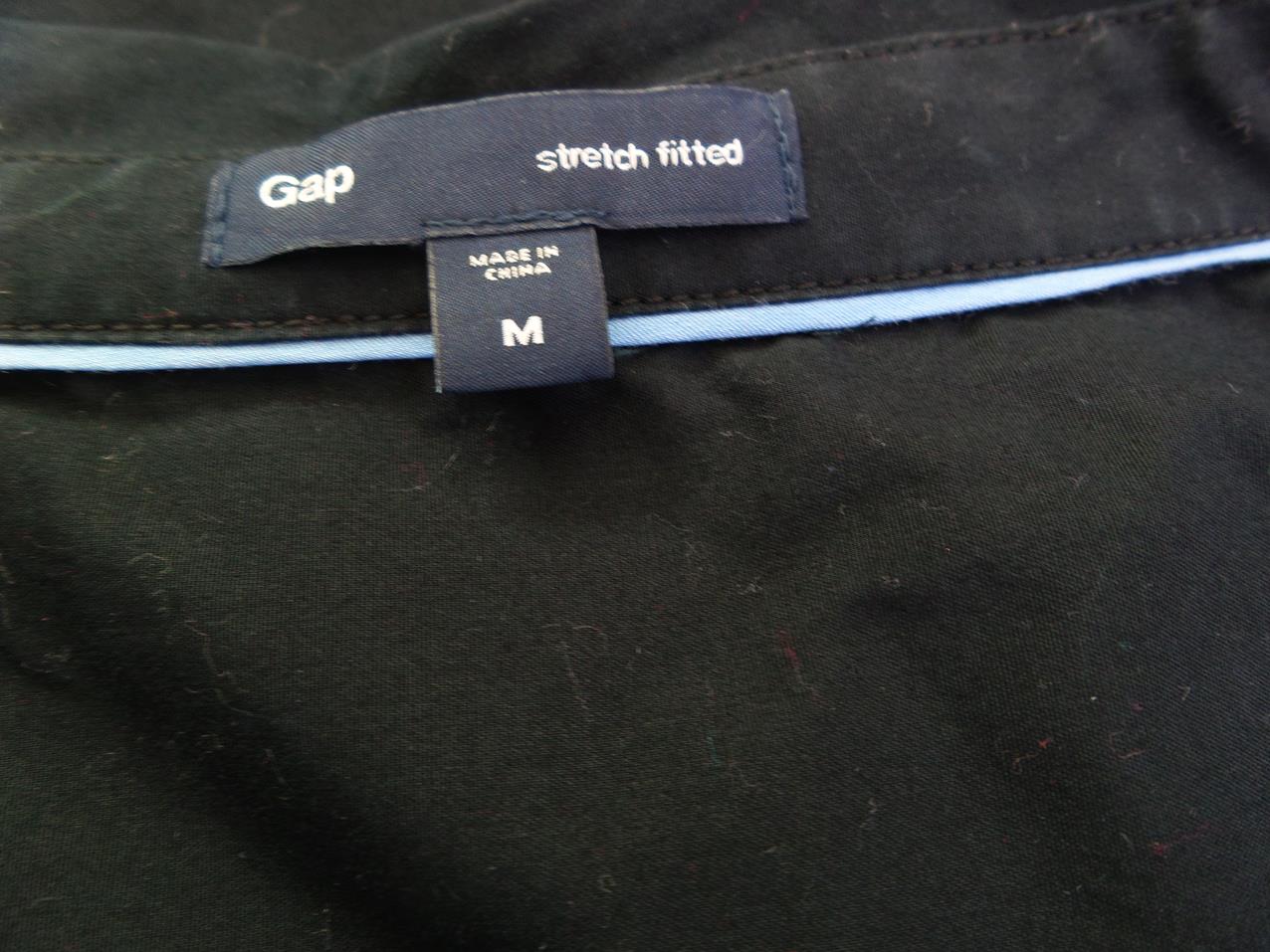 Gap Rozmiar M Kolor Czarny Kołnierz Koszula Zapinana Bluzka Długi rękaw Materiał Bawełna