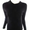 Gap Rozmiar M Kolor Czarny Crew Neck Sweter Długi rękaw Materiał Bawełna Cienka dzianina