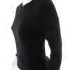 Gap Rozmiar M Kolor Czarny Crew Neck Sweter Długi rękaw Materiał Bawełna Cienka dzianina