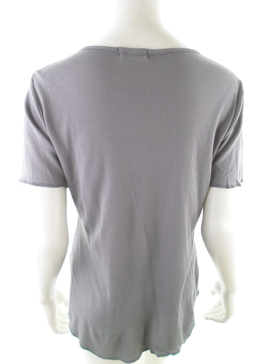 20180330_113319.jpg Uno Rozmiar one size Kolor Szary Okrągły dekolt T-Shirt Krótki rękaw Materiał Bawełna