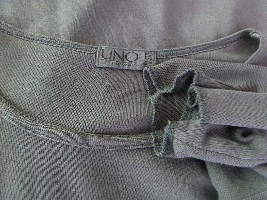 20180330_113336.jpg Uno Rozmiar one size Kolor Szary Okrągły dekolt T-Shirt Krótki rękaw Materiał Bawełna