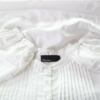 Vero moda Rozmiar S Kolor Biały Kołnierz Sukienka Koszulowa Rękaw 3/4 Do Kolan