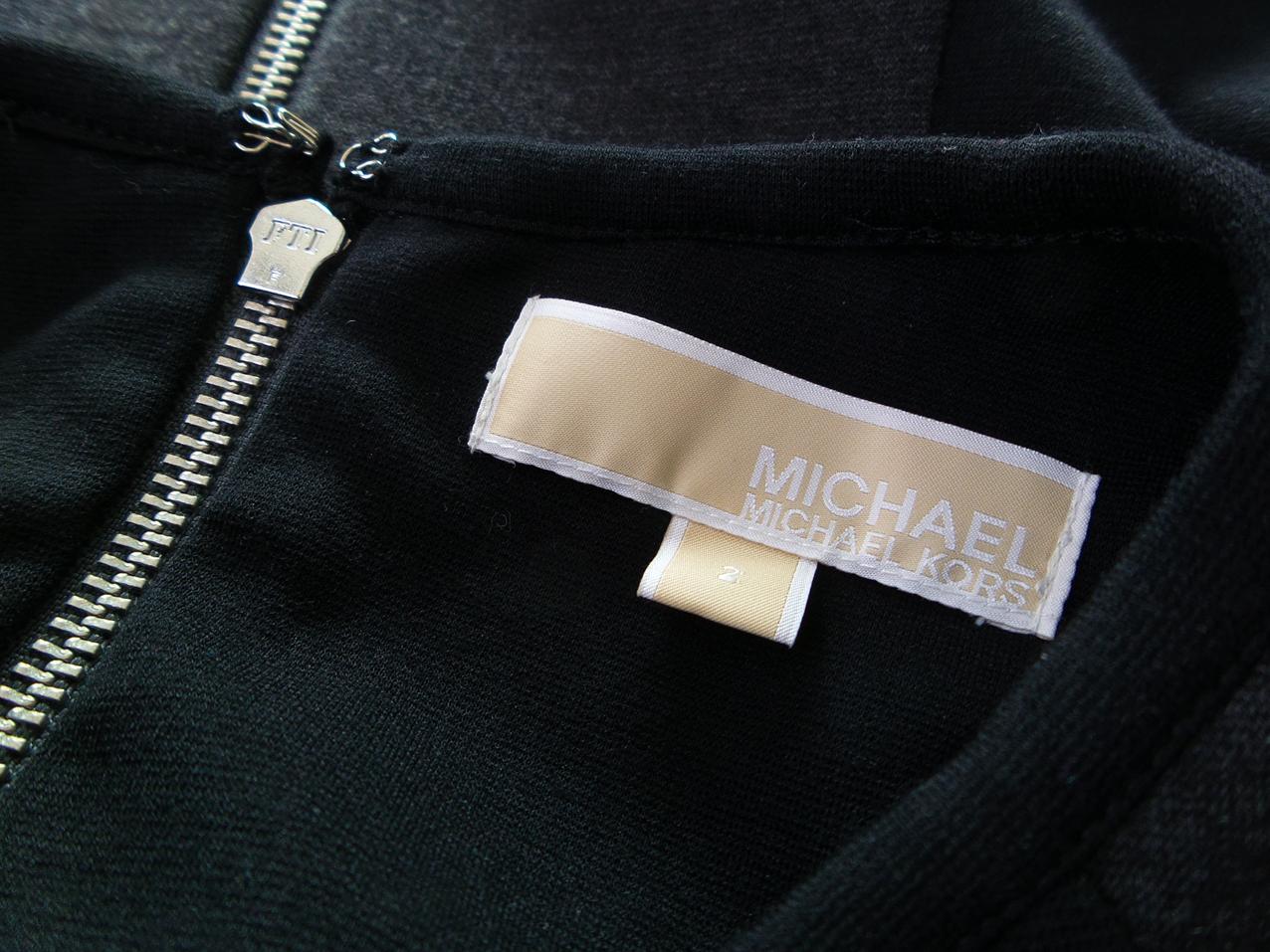 Michael Kors Rozmiar 2 Kolor Szary Crew Neck Sukienka Sweterkowa Bezrękawnik Do Kolan Michael Kors Rozmiar 2 Kolor Szary Crew Neck Sukienka Sweterkowa Bezrękawnik Do Kolan