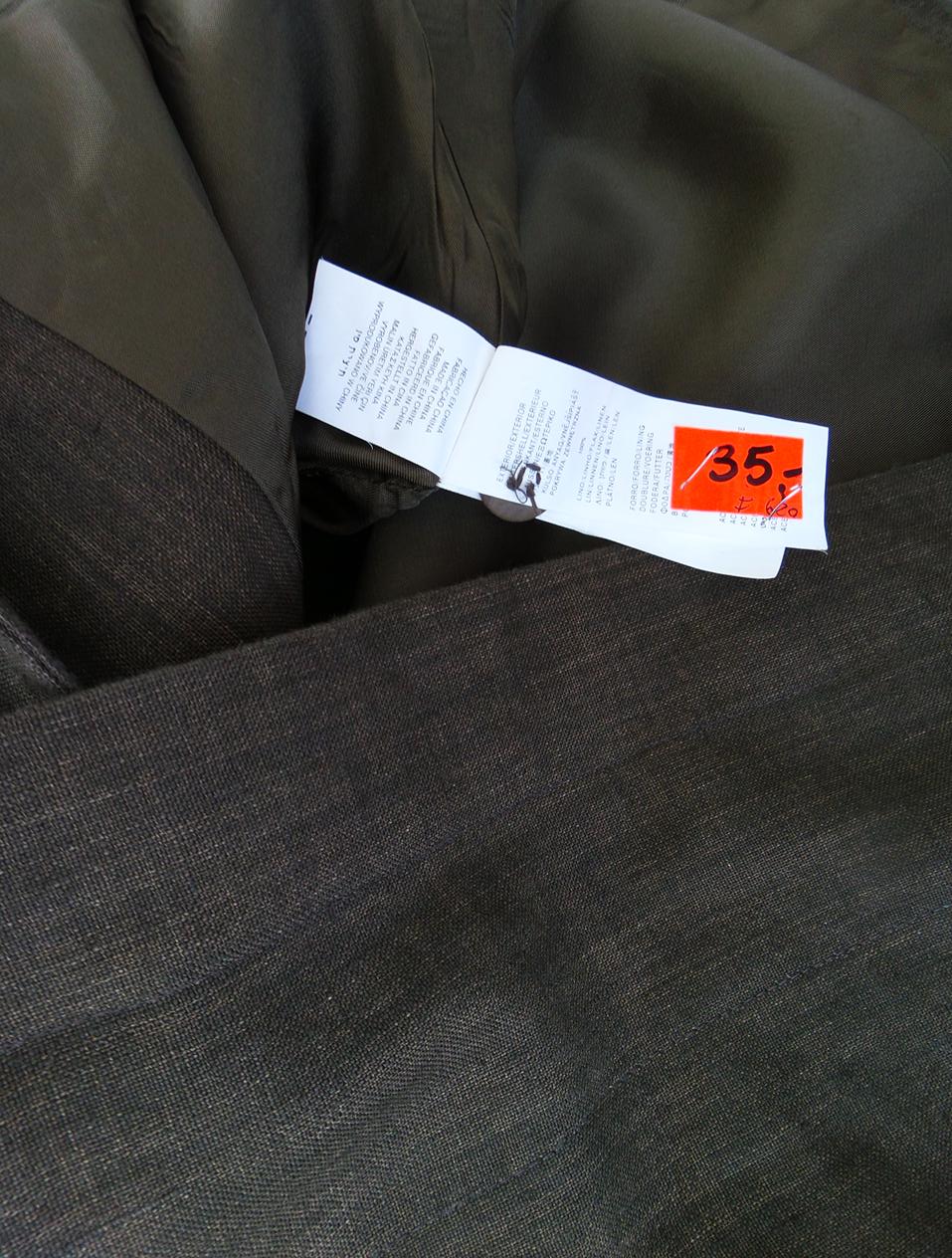20180412_104452.jpg Zara Rozmiar M Kolor Brązowy Płaszcz Długi rękaw Materiał Len 100%