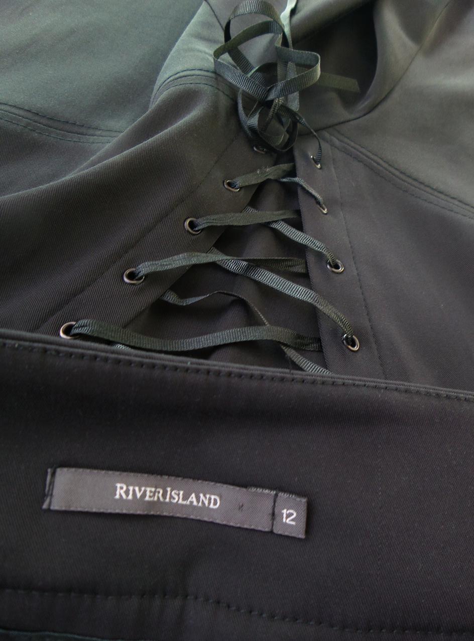 20180412_105518.jpg River island Rozmiar 12 (40) Kolor Czarny Spódnica Prosta i Ołówkowa Midi