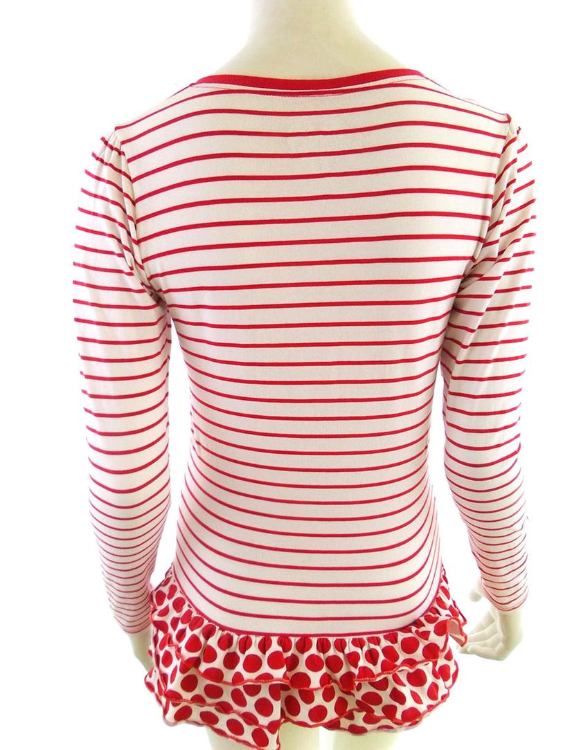 Sailor Love Rozmiar 164 Kolor Biały Pasy W serek Tunika Bluzka Długi rękaw Materiał Bawełna Sailor Love Rozmiar 164 Kolor Biały Pasy W serek Tunika Bluzka Długi rękaw Materiał Bawełna