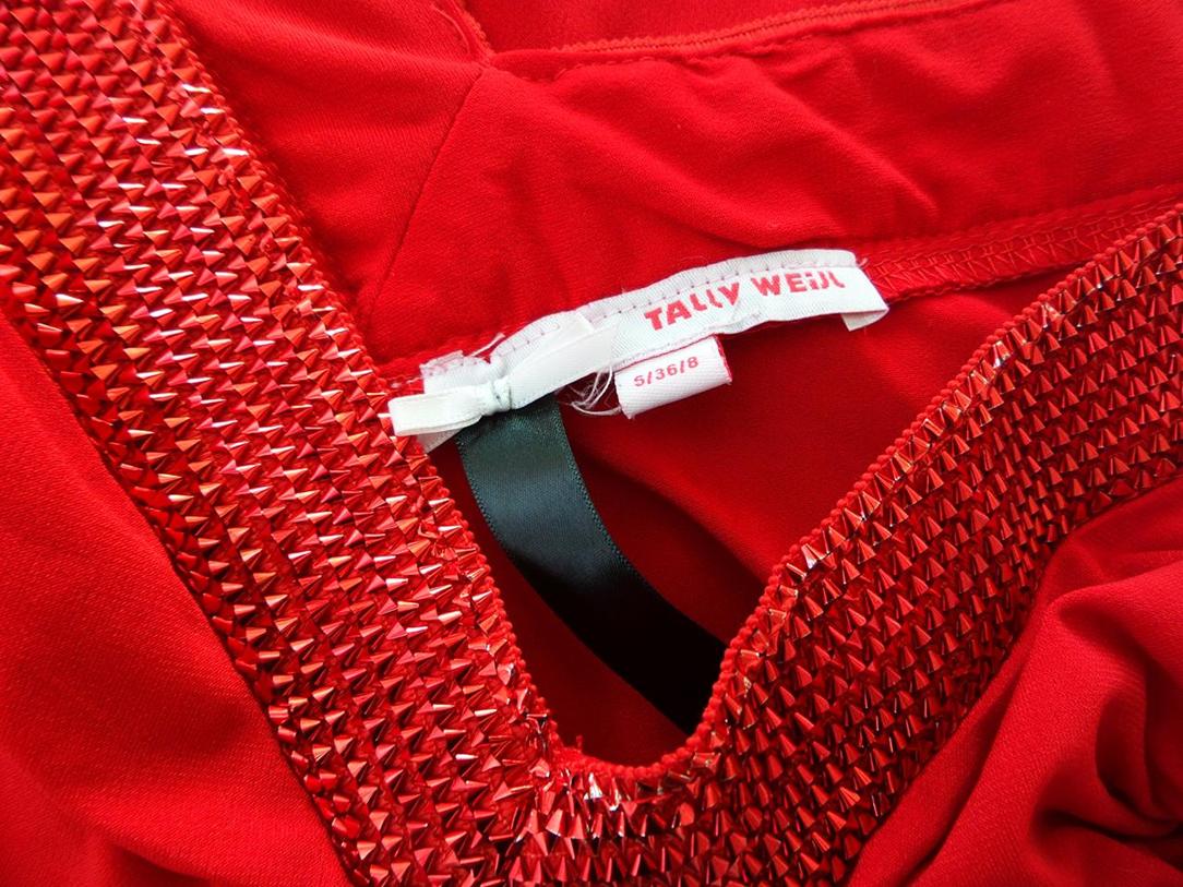 Tally Weijl Rozmiar S Kolor Czerwony W serek Tunika Bluzka Bezrękawnik Tally Weijl Rozmiar S Kolor Czerwony W serek Tunika Bluzka Bezrękawnik