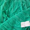Vintage Rozmiar XL Kolor Zielony Okrągły dekolt Tunika Bluzka Krótki rękaw Materiał Wiskoza