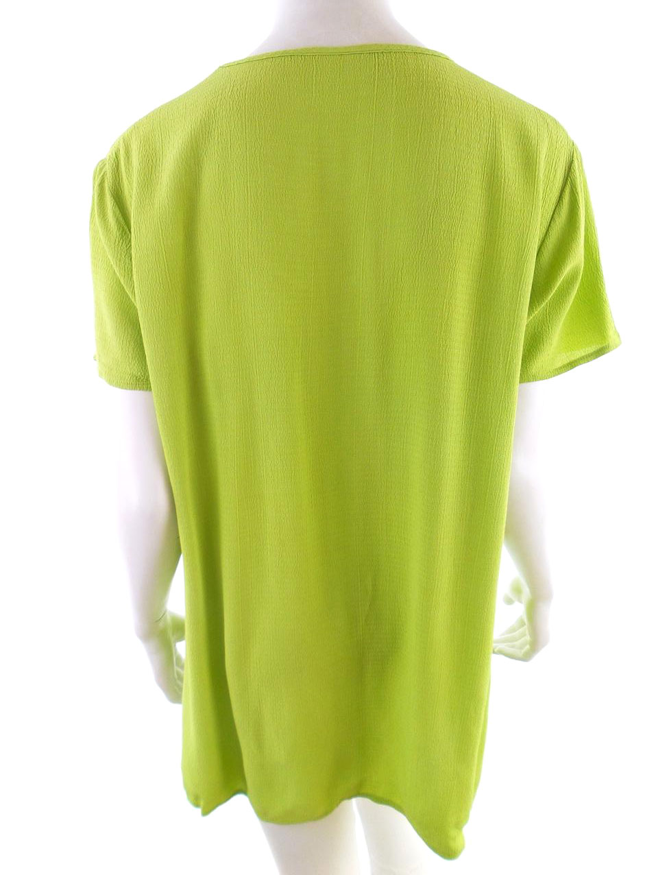 Vintage Rozmiar 20 (48) Kolor Zielony W serek Tunika Bluzka Krótki rękaw Materiał Wiskoza 100% Vintage Rozmiar 20 (48) Kolor Zielony W serek Tunika Bluzka Krótki rękaw Materiał Wiskoza 100%