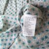 Vintage Rozmiar XXL Kolor Turkusowy Paisley Okrągły dekolt Tunika Bluzka Krótki rękaw Materiał Wiskoza 100%