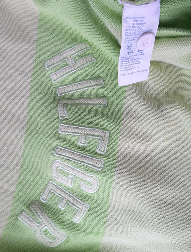 20180417_120509.jpg Tommy hilfiger Rozmiar M Kolor Zielony Kołnierz Koszulka Polo Długi rękaw Materiał Bawełna 100%