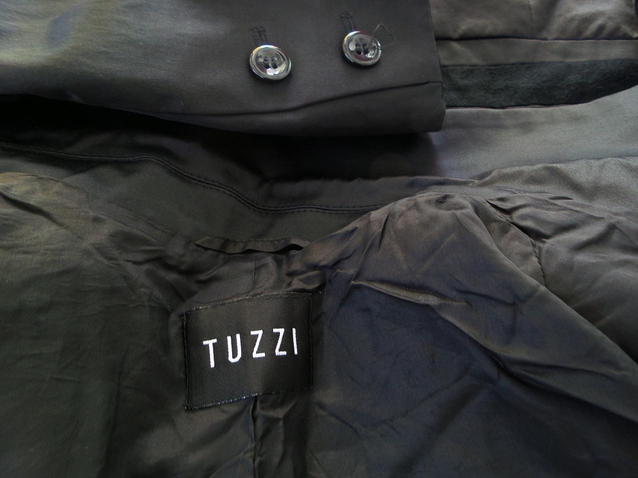20180420_120217.jpg Tuzzi Rozmiar 40 Kolor Czarny Kołnierz Żakiet z zapięciem Długi rękaw
