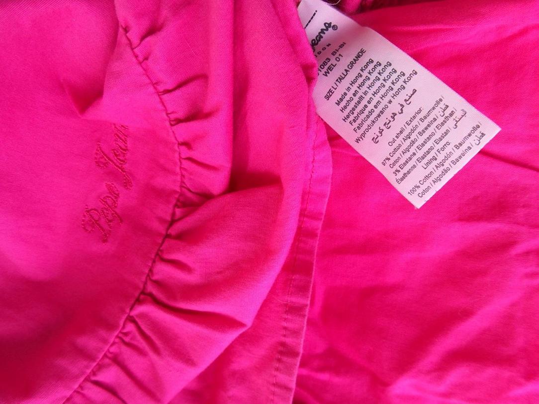Pepe jeans Rozmiar L Kolor Różowy Odkryte Ramiona Sukienka A-Line Bezrękawnik Do Kolan Materiał Bawełna Pepe jeans Rozmiar L Kolor Różowy Odkryte Ramiona Sukienka A-Line Bezrękawnik Do Kolan Materiał Bawełna