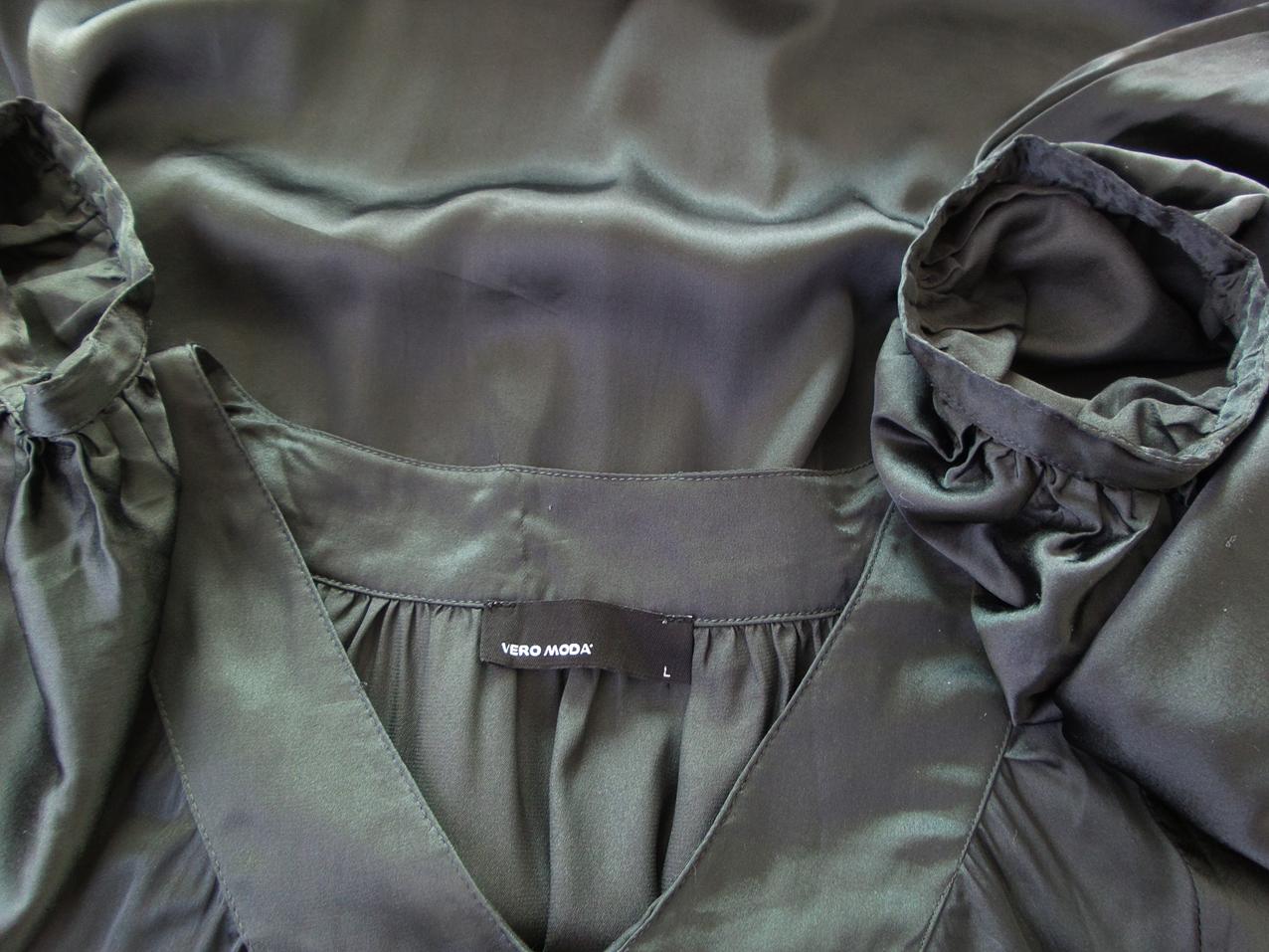 Vero moda Rozmiar L Kolor Szary W serek Tunika Bluzka Rękaw 3/4 Vero moda Rozmiar L Kolor Szary W serek Tunika Bluzka Rękaw 3/4