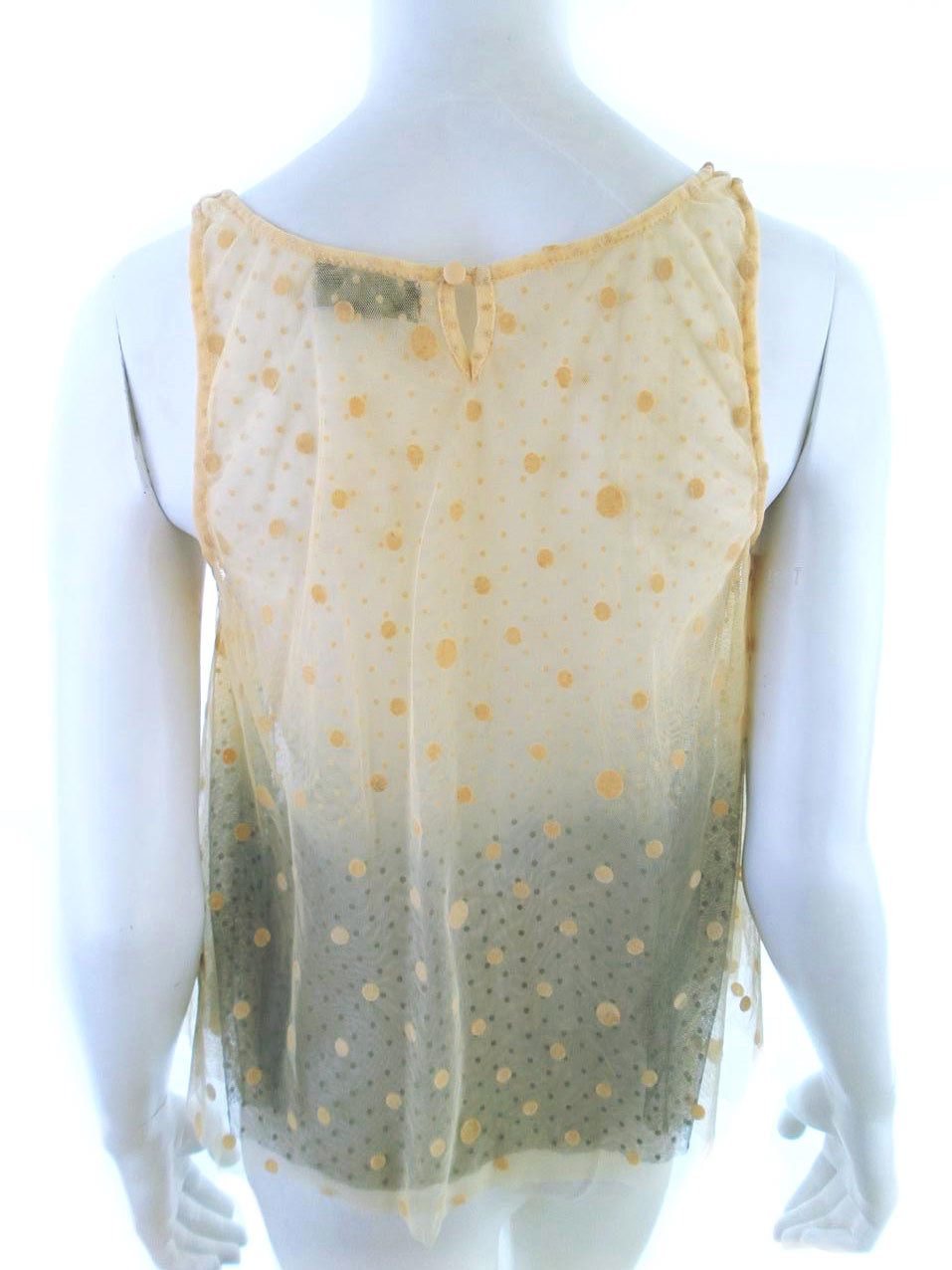 20180508_090521.jpg Topshop Rozmiar 38 Kolor Żółty Okrągły dekolt Bluzka Bezrękawnik