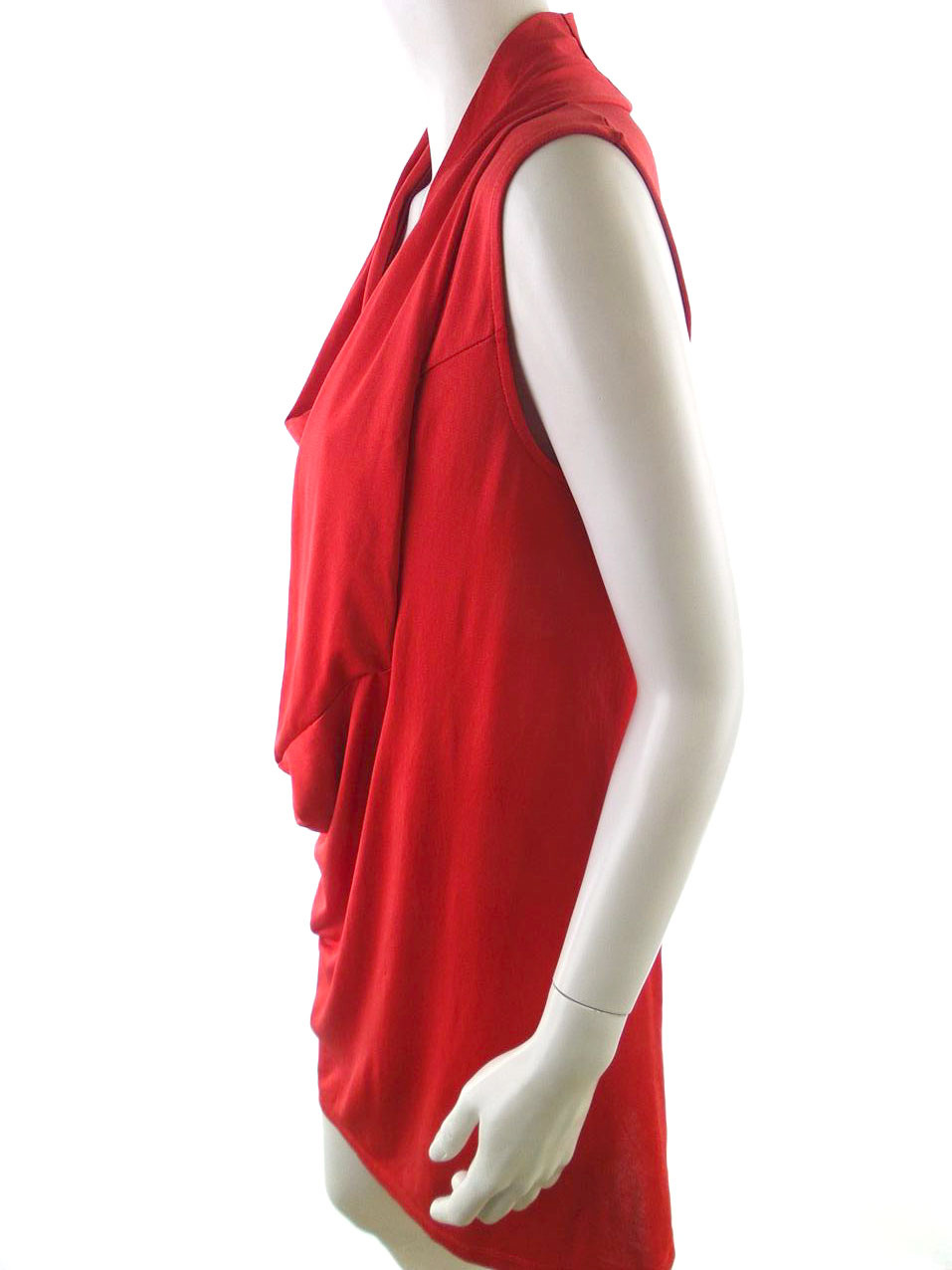 Vero moda Rozmiar S Kolor Czerwony Drapowany dekolt Suknia Balowa Sukienka Wieczorowa Bezrękawnik Do Kolan Vero moda Rozmiar S Kolor Czerwony Drapowany dekolt Suknia Balowa Sukienka Wieczorowa Bezrękawnik Do Kolan