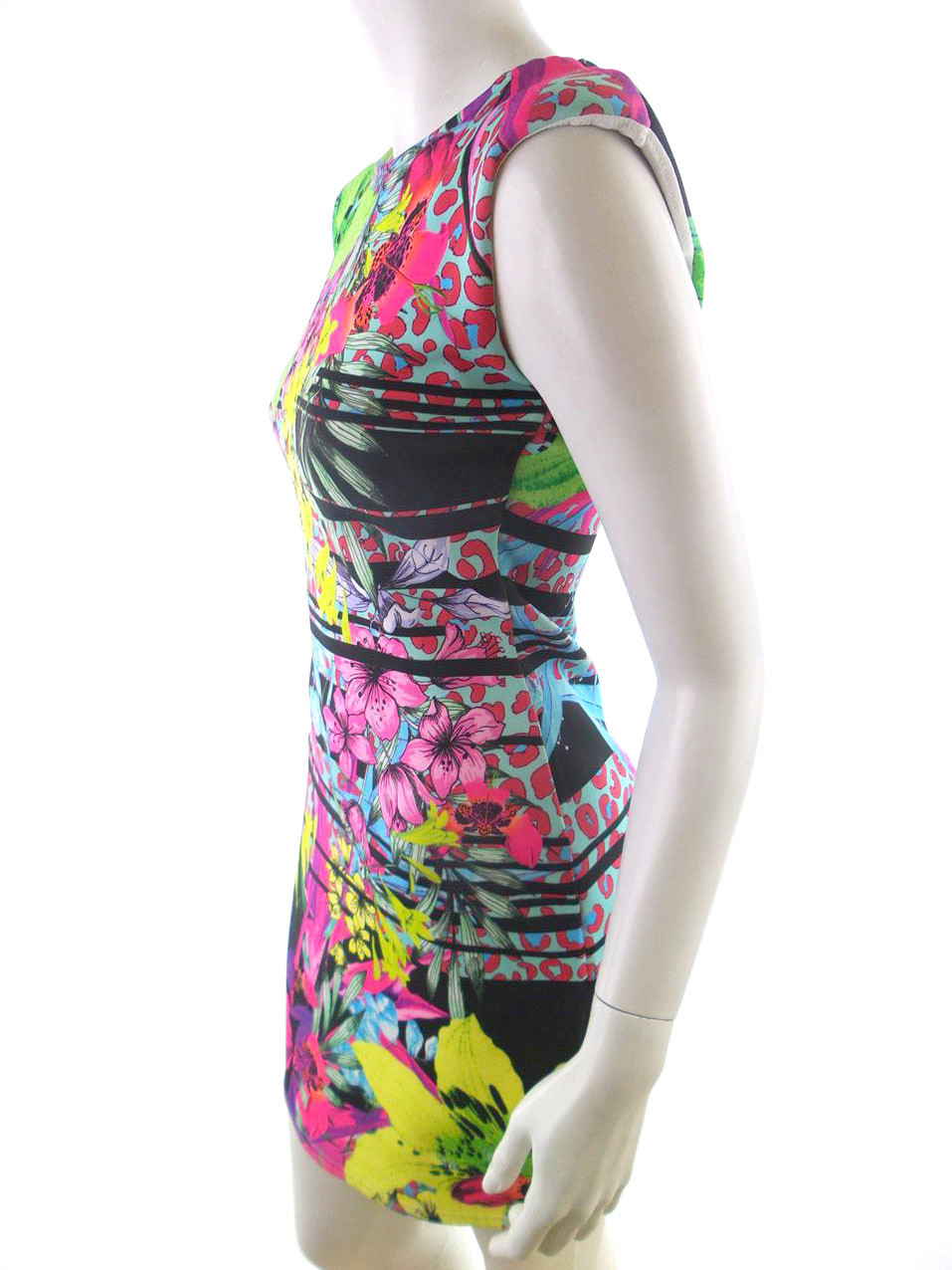 River island Rozmiar 10 (38) Kolor Różowy Okrągły dekolt Sukienka Bodycon Krótki rękaw Do Kolan River island Rozmiar 10 (38) Kolor Różowy Okrągły dekolt Sukienka Bodycon Krótki rękaw Do Kolan