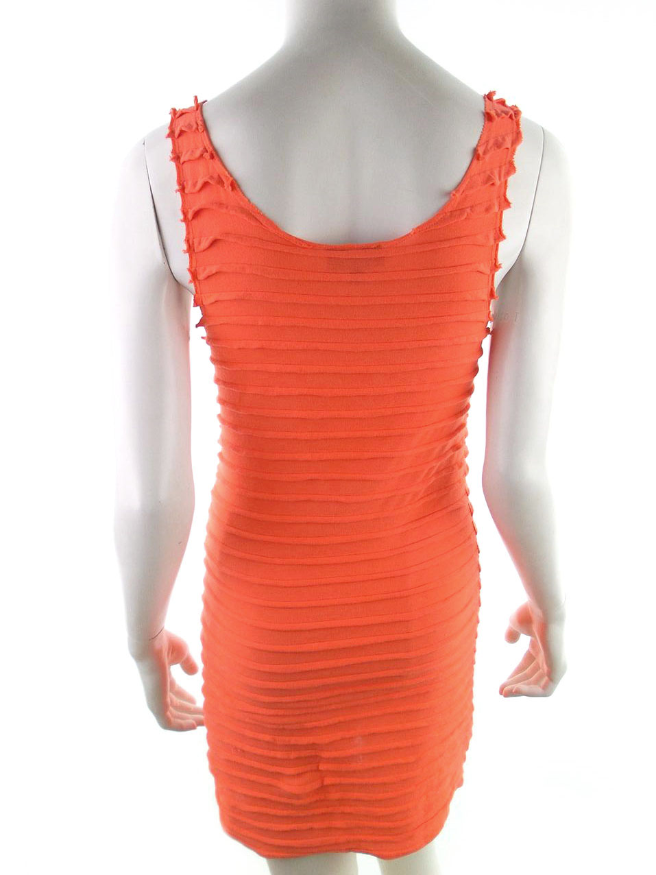 Topshop Rozmiar 40 Kolor Pomarańczowy Dekolt U Sukienka Bodycon Bezrękawnik Krótka Materiał Bawełna 100% Topshop Rozmiar 40 Kolor Pomarańczowy Dekolt U Sukienka Bodycon Bezrękawnik Krótka Materiał Bawełna 100%