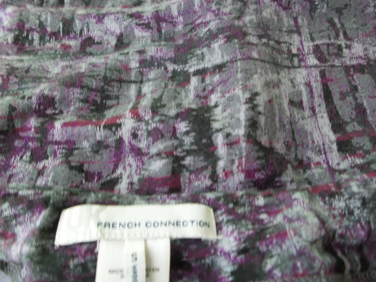 20180518_085941.jpg French connection Rozmiar S Kolor Szary A-Line Spódnica Do Kolan Materiał Rayon