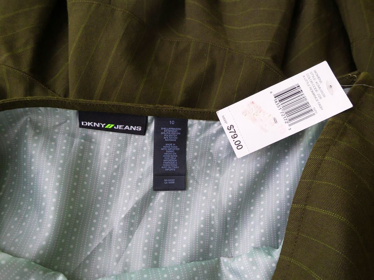 20180518_090417.jpg Dkny Rozmiar 10 (38) Kolor Zielony Spódnica Rozkloszowana Midi