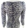Tiger of Sweden Rozmiar XS Kolor Szary Panterka W łódkę Bluzka Rękaw 3/4 Materiał Wełna Merino
