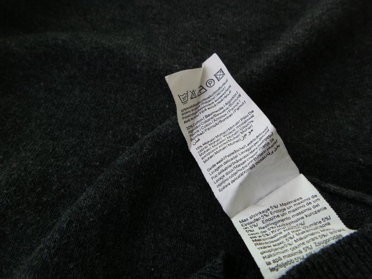 Vero moda Rozmiar L Kolor Szary Okrągły dekolt Tunika Bluzka Dzianina Długi rękaw Materiał Akryl